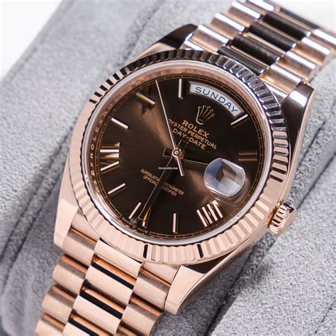 rose gold rolex mens for sale|day date 40 rose gold.